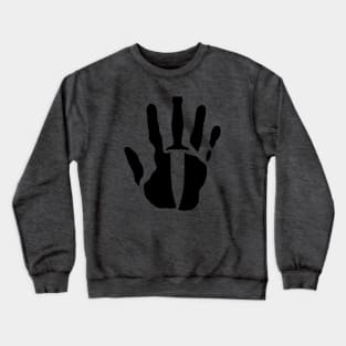 black hand, no seal Crewneck Sweatshirt